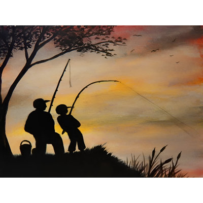 Fathers Day  Wrapped Canvas Print