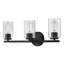 3-Light Bath Vanity Fixture with Clear Ribbed Glass-1208007040