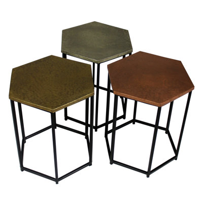 Jamez Iron Top End Table