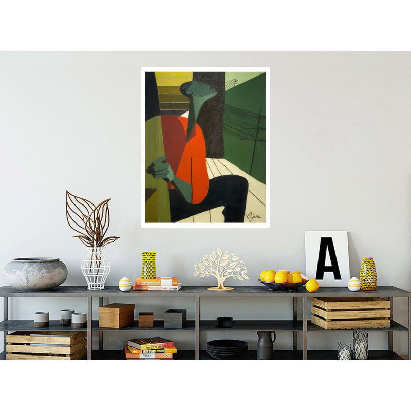 «Slow Down Freight Train» par Rose Piper - Impression giclée, H 40 po x l 32 po