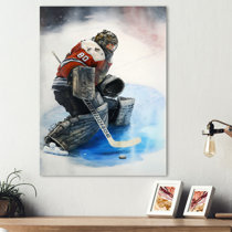 Personalized Proud Goalie Ice Hockey Poster, Goalie Gift, Inspirational  Hockey Gift for Hockey Player Hockey Lover, Vintage Wall Art Boys Bedroom  Man