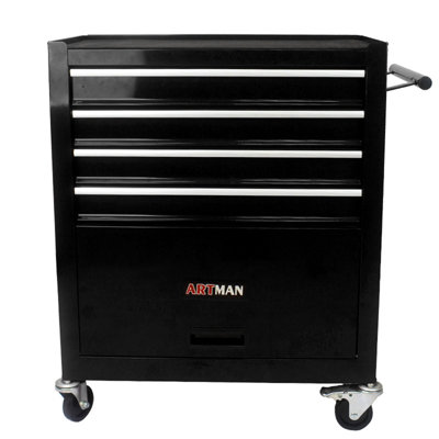 4 Drawers Multifunctional Tool Cart With Wheels