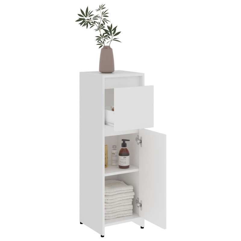 Askwith Bathroom Storage, White