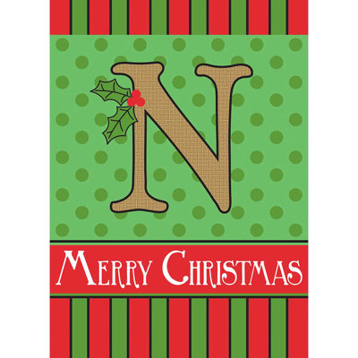 Carolena 2-Sided Burlap 18 x 13 in. Garden Flag