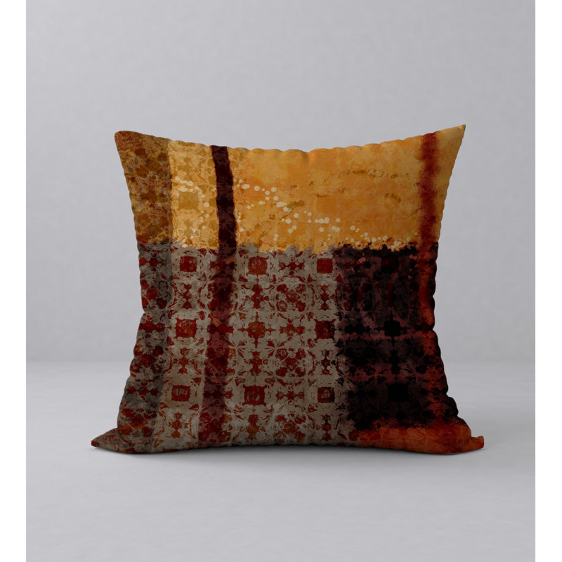 Geometric Reversible Throw Pillow, 18" x 18"