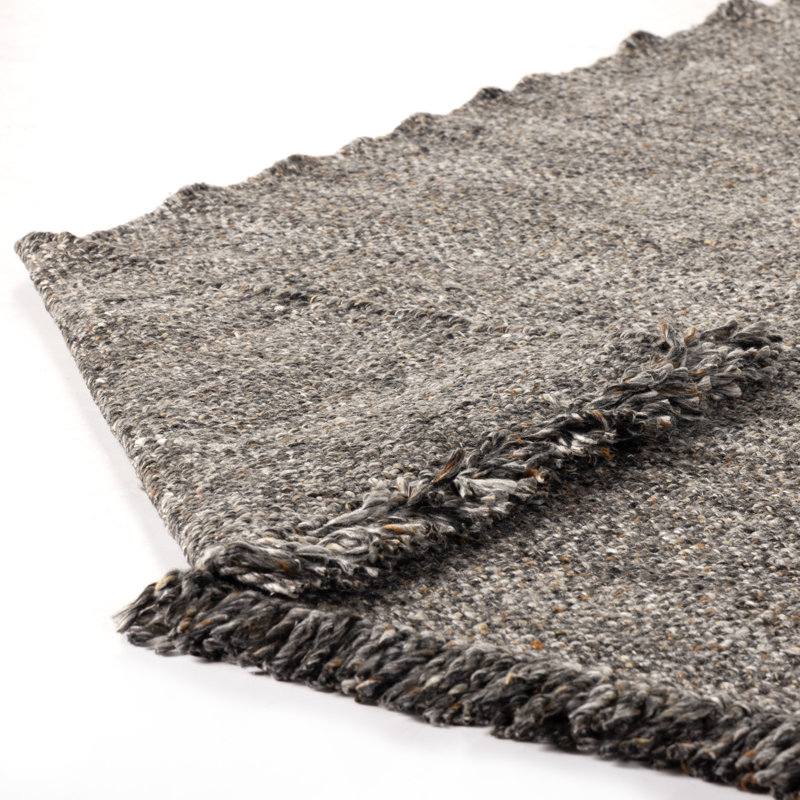 Nomad Outdoor Area Rug, Ruttan Cobblestone, Rectangle 8' x 10', Slate
