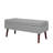 43.3“W End Bed Storage Bench Living Room Bench With Wood Legs-1287386875