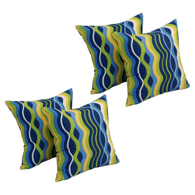Outdoor Cushion Collection Indoor/Outdoor Abstract Throw Pillow