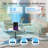 Kloudic Tabletop Air Purifier for Home Pet Hair, Allergies, 99.9% Removal for Room, Up to 1200 Sq.ft/3h-88251600-88251601