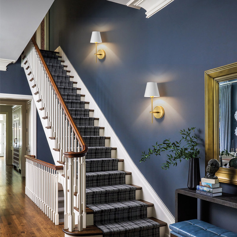 Classic 1-Light Conical Metal Wall Sconce