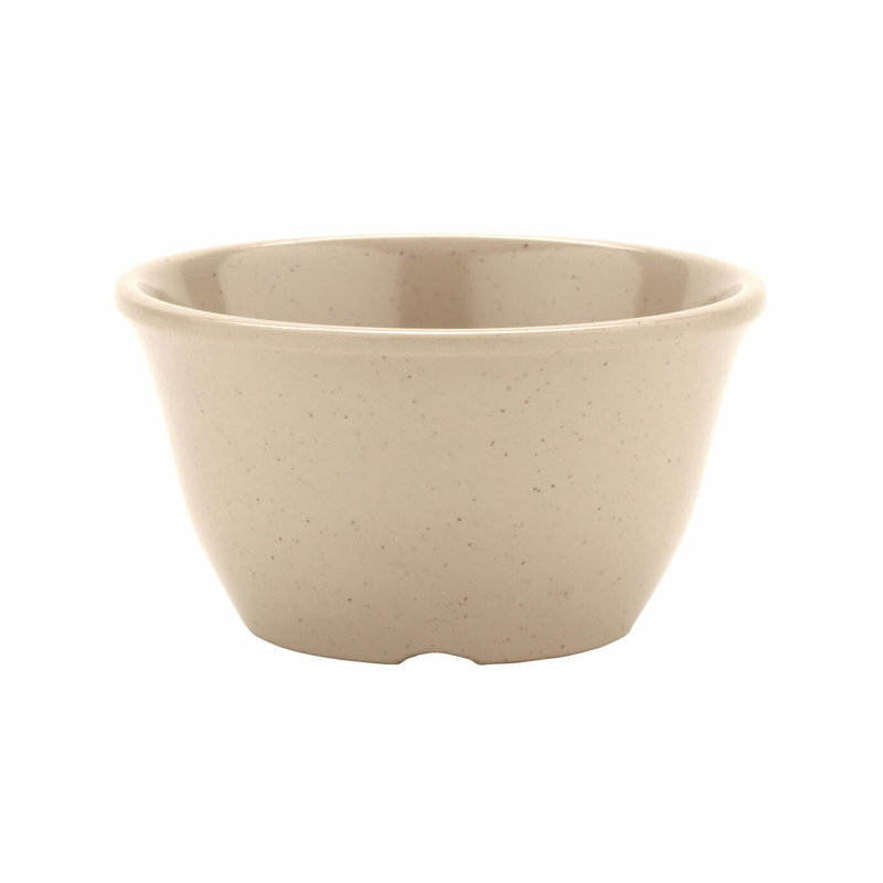 GET BC-70-S Melamine Bouillon Cup / Bowl, 7 Ounce, Sandstone (Set of 12)
