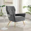 Fauteuil en velours capitonné Performance-246786311