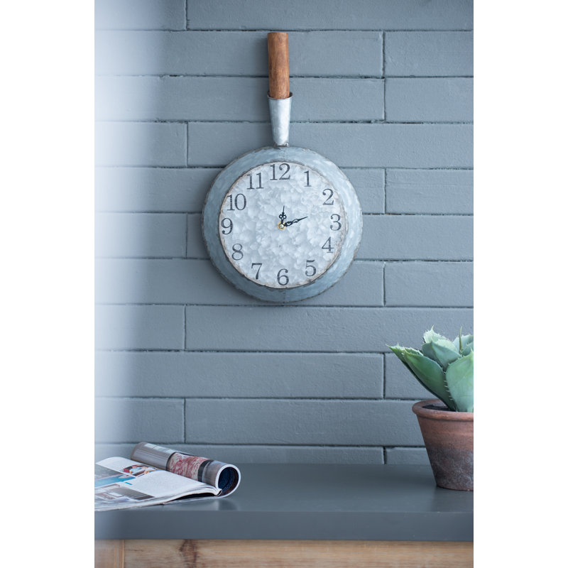 10.6x3x18.1" Frye Wall Clock
