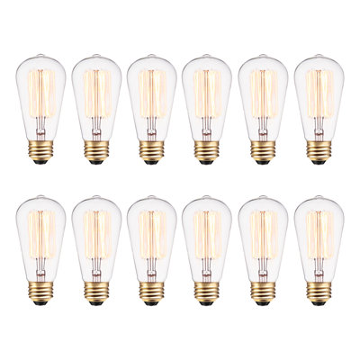 40W A19 Incandescent Dimmable Clear Bulb
