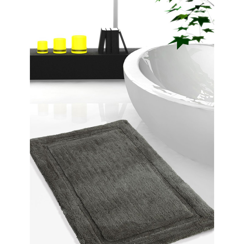 Tapis pour salle de bain Arsenij, gris