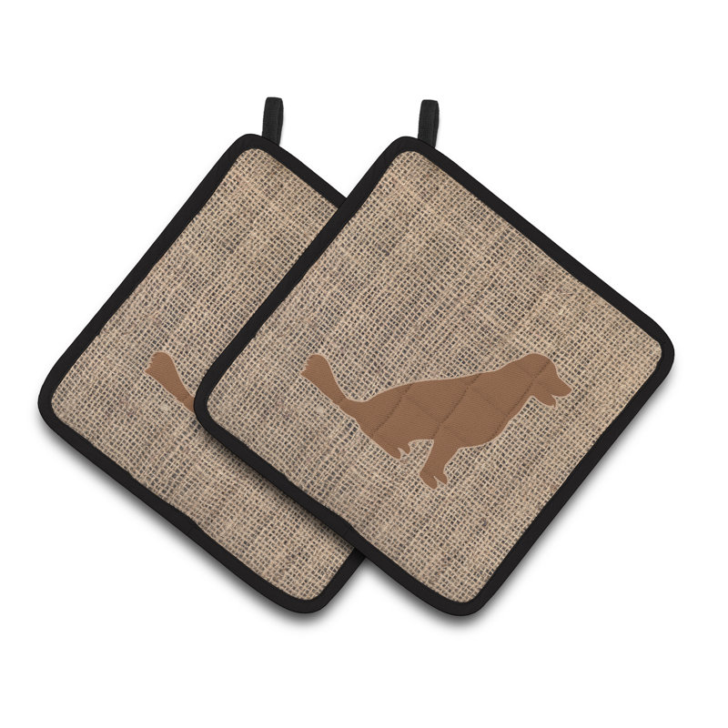 Cuisinier poignée east urban home leopard, Brun