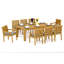 Sack Outdoor 9 - Piece Teak Dining Set