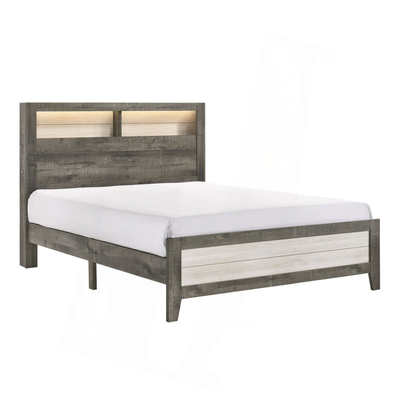 Lit plateforme avec rangement 1pc, Grand lit