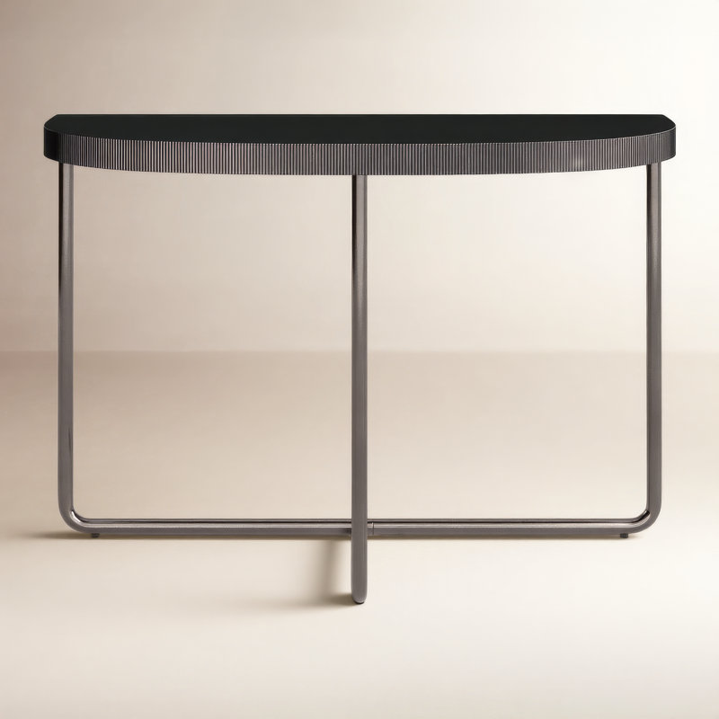 Athea Modern Console Table, Black