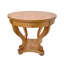Pieds courbés de style campagnard de petite taille, table de bout, table de bout, table d'appoint, table basse pour coin-repas, cuisine, salle à manger ou salon, bois