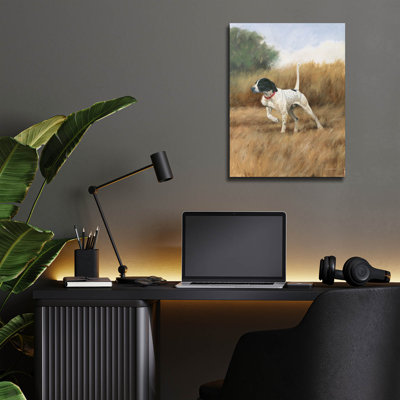 «Hunting Dog 2» par James Wiens, art mural en verre acrylique