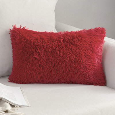 Faux Fur Throw Pillow