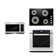 Cosmo 3 Piece Kitchen Appliance Package with 30'' Electric Cooktop , Wall Oven , and Over-the-Range Microwave