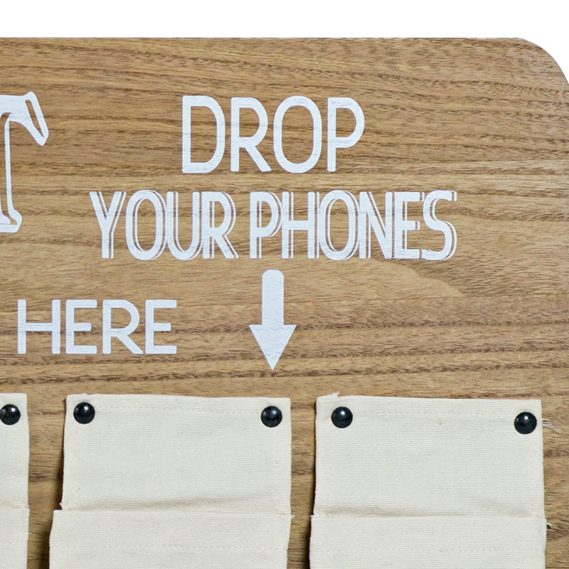 Porte-téléphone en bois