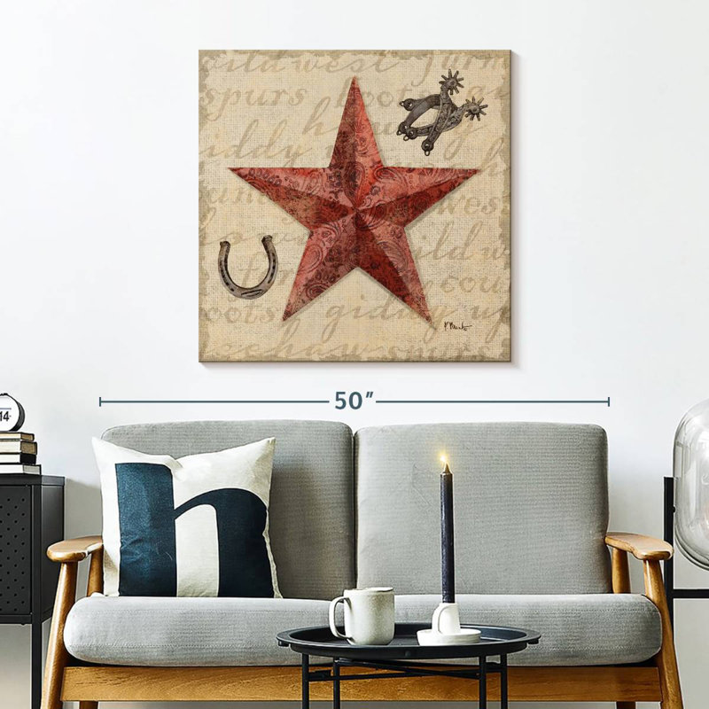 Lelar Bandana Barn Star, 30" H x 30" W