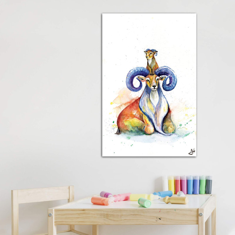 Décoration murale pour enfants Uncanny Urial, Toile tendue, H 60 po x l 40po x P 1,5 po