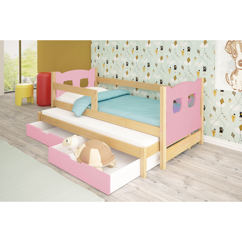 Herluf Kids Bed by Harriet Bee, Pink