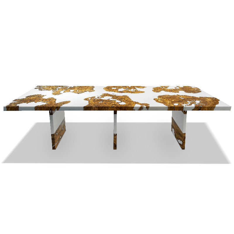 Thyria Dining Table, 48" W x 108.3" L 