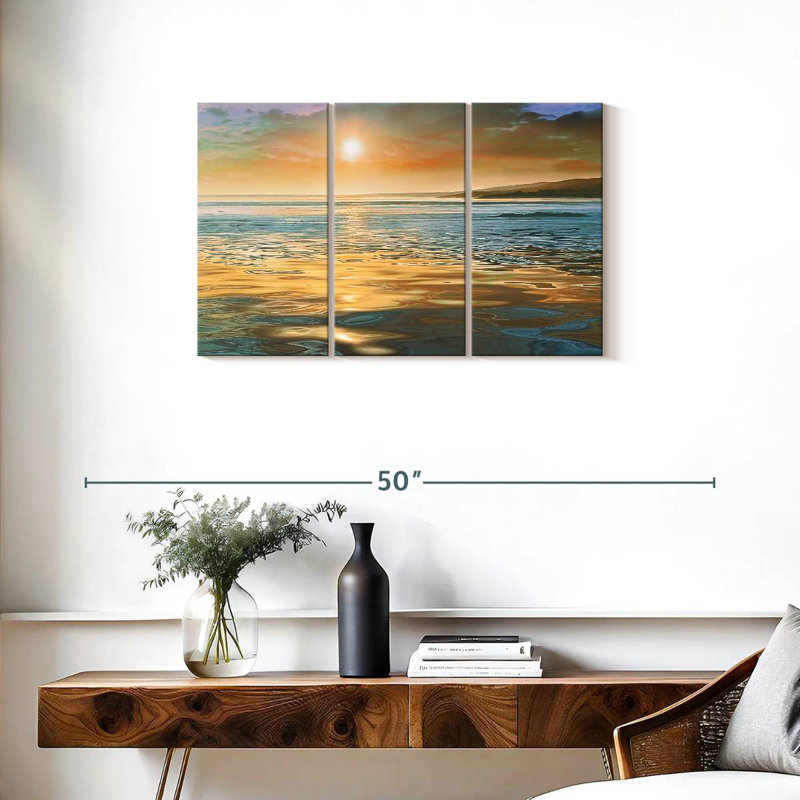 Gillard Ocean Evening Calm, H 20 po x l 33 po