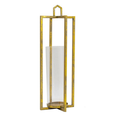 Ensemble de lanternes de table en fer 3 pièces