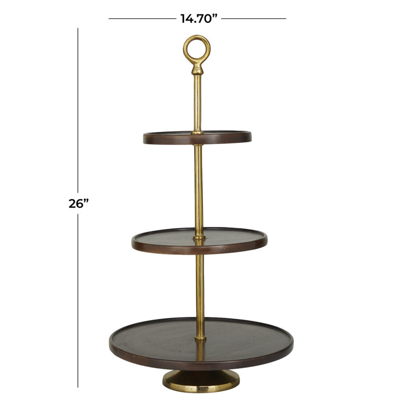 Wood Tiered Stand