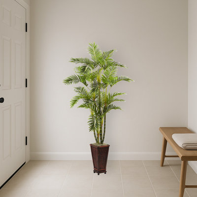 Areca Silk Tree with Decorative Planter