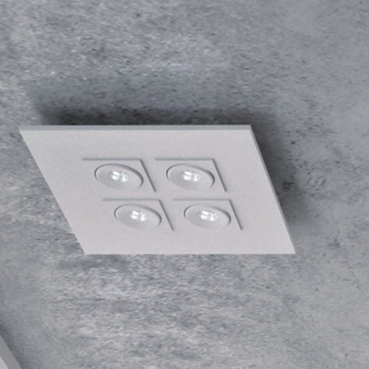 Marc 4 - Light 18.5039" Cluster Square LED Flush Mount