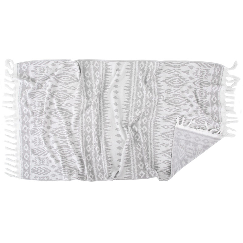 Serviette de bain Cyr simple, gris
