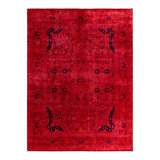 Overyed One-of-a-Kind Rectangle 9'1" X 11'10" Hand Knotted Area Rug