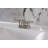 Kingston Brass NuvoFusion Two-Handle 3-Hole Deck Mount 4" Centerset Bathroom Faucet with Plastic Pop-Up-12624627