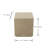 Elementi Home Colorado 18" Square Concrete Side Table for Indoor and Outdoor Use-88958108