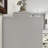 Six Drawer White Side Table