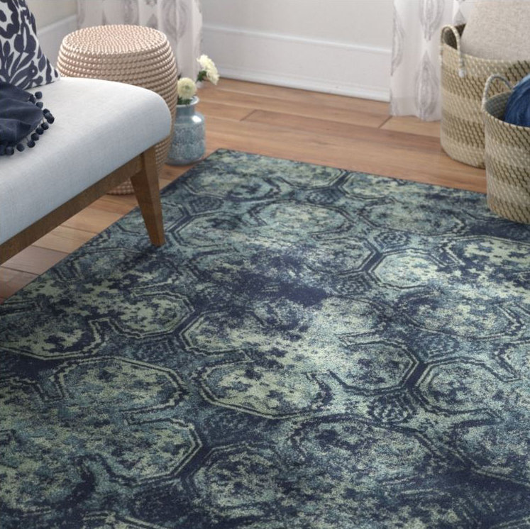 Syliva Vintage Performance Abstract Rug