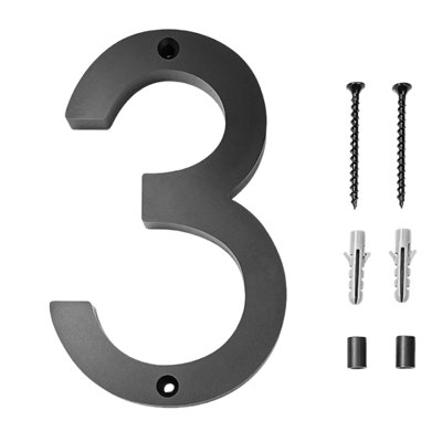 Modern Floating House Number Creatives Digital House Number Acrylic Full
