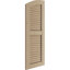 Timberthane Two Equal Louvre w/Elliptical Top Shutters-64372253-64372265-64372286