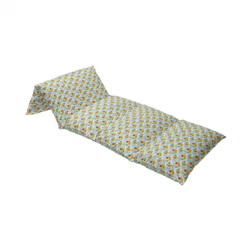 Housse de coussin d'extérieur Flowers Funky Swirls, H 2 po x l 36 po x P 88 po