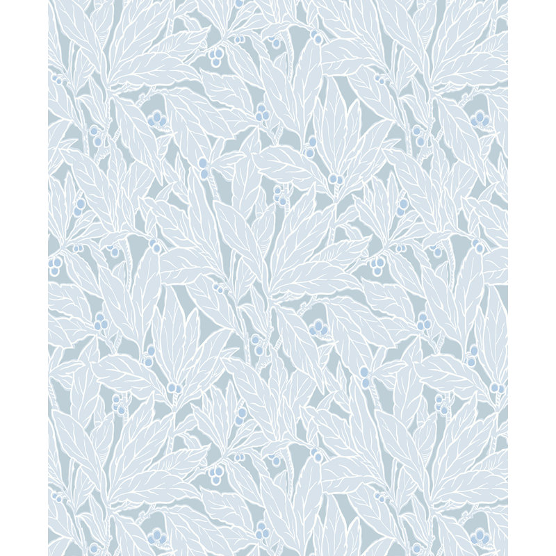 Floral Roll, Powder Blue