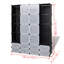 Modular Cabinet with Compartment Storage Cabinet Clothes Organizer-87206400