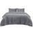 Bedsure Queen Size Comforter Sets - 3-Piece Double-Sided Fleece Fluffy Light Grey Bedding, Cozy Striped Aesthetic for Modern & Guest Bedrooms, All-Season Luxury Home Decor-110437409-105492178