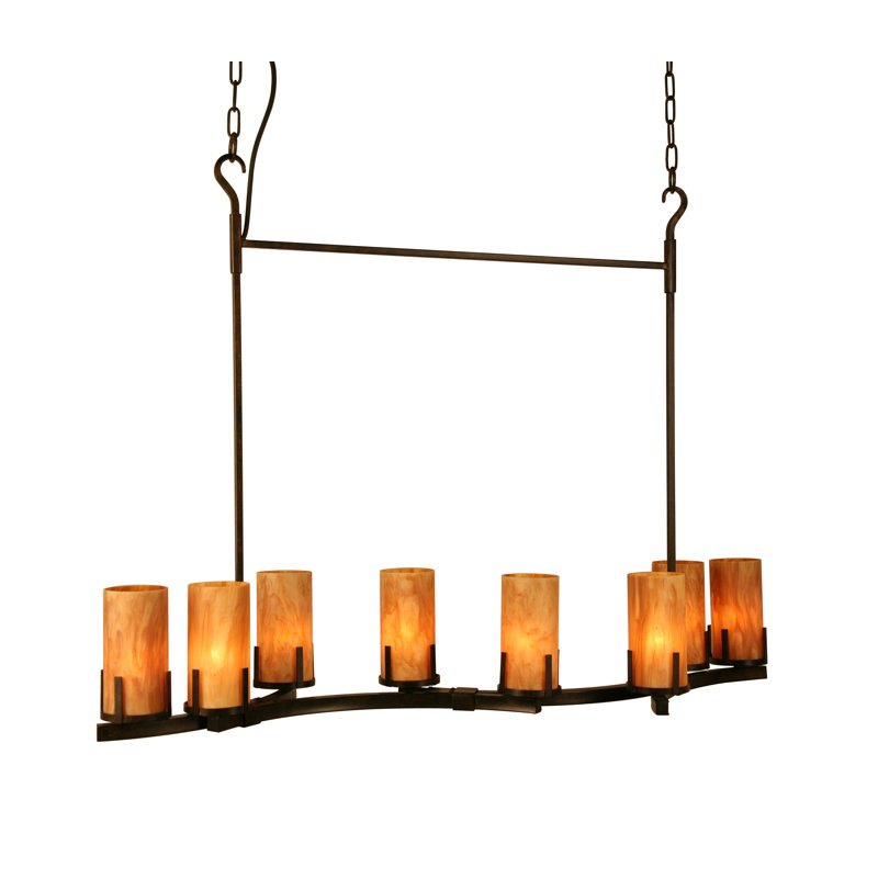 Cero 8 - Light Pendant, Gilded Tobacco, Natural Linen